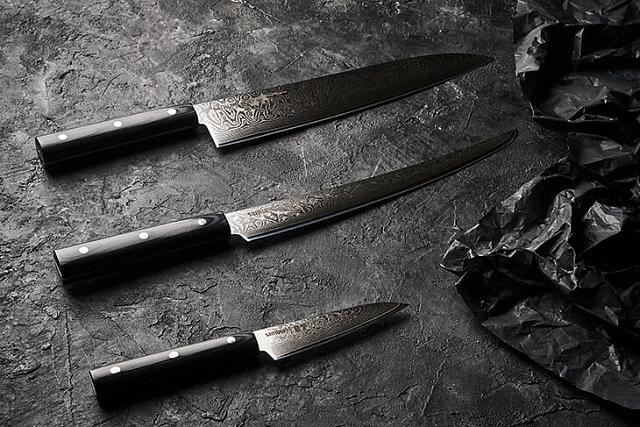 Нож для нарезки слайсер Samura 67 Damascus 230 мм