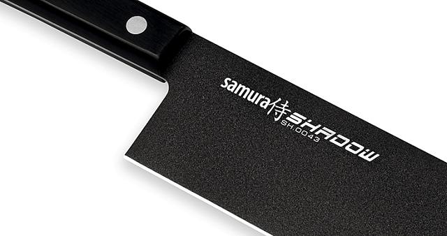 Нож накири Samura Shadow с покрытием Black-coating 170 мм