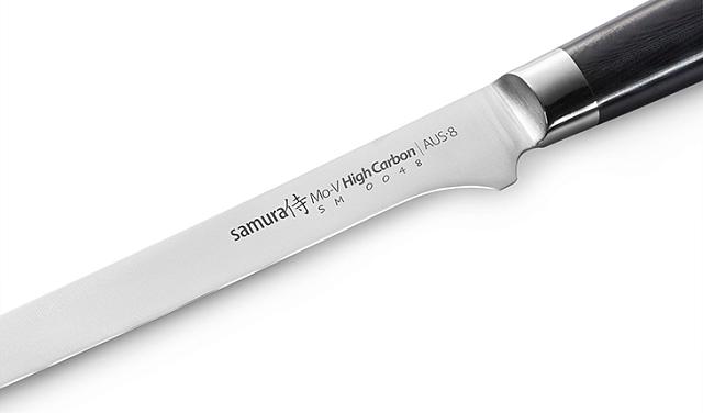 Нож филейный Samura Mo-V 218 мм
