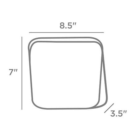 Многоразовый силиконовый пакет Stasher StandUp 21x18x7,8 см